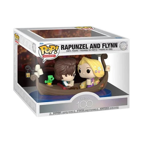 Disney 100 Tangled Rapunzel and Flynn on Boat Pop! Moment (PREORDER)