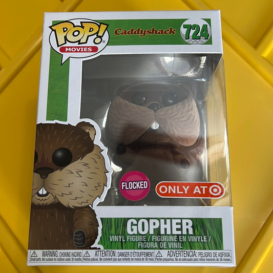 Funko POP! Movies Caddyshack 724 Gopher Flocked Exclusive