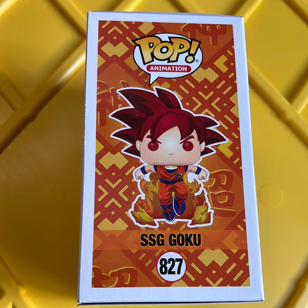 Funko Pop! Dragon Ball SSG GOKU #827 2020 SDCC Summer Convention Exclusive