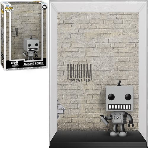 Brandalised Tagging Robot Pop! Art Cover Figure with Case PREORDER
