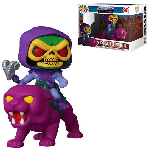 Funko Pop Masters of the Universe Skeletor on Panthor #98 Vinyl Figure